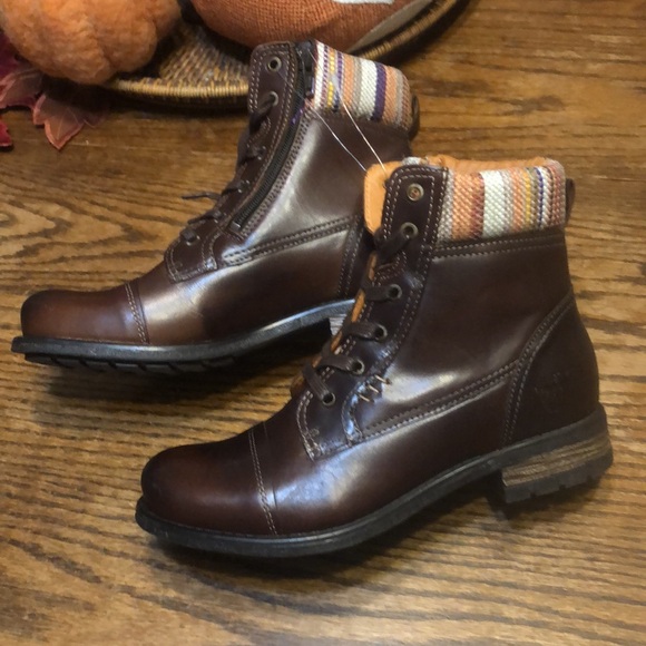 NWT Taos Captain cap toe Portuguese leather boot - Picture 10 of 16